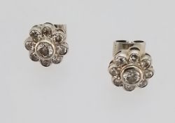 Paar Brillant Ohrstecker