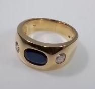 Saphir Brillant Allianzring