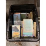 A BOX OF ASSORTED BOOKS AND MAPS, ROCK CLIMBING INTEREST