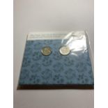 THE ROYAL MINT THE FLORAL 2014 UK £1 TWO COIN SETS SCOTLAND AND NORTHERN IRELAND