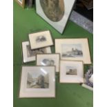 A COLLECTION OF VINTAGE FRAMED ENGRAVINGS