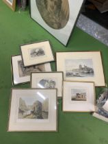 A COLLECTION OF VINTAGE FRAMED ENGRAVINGS