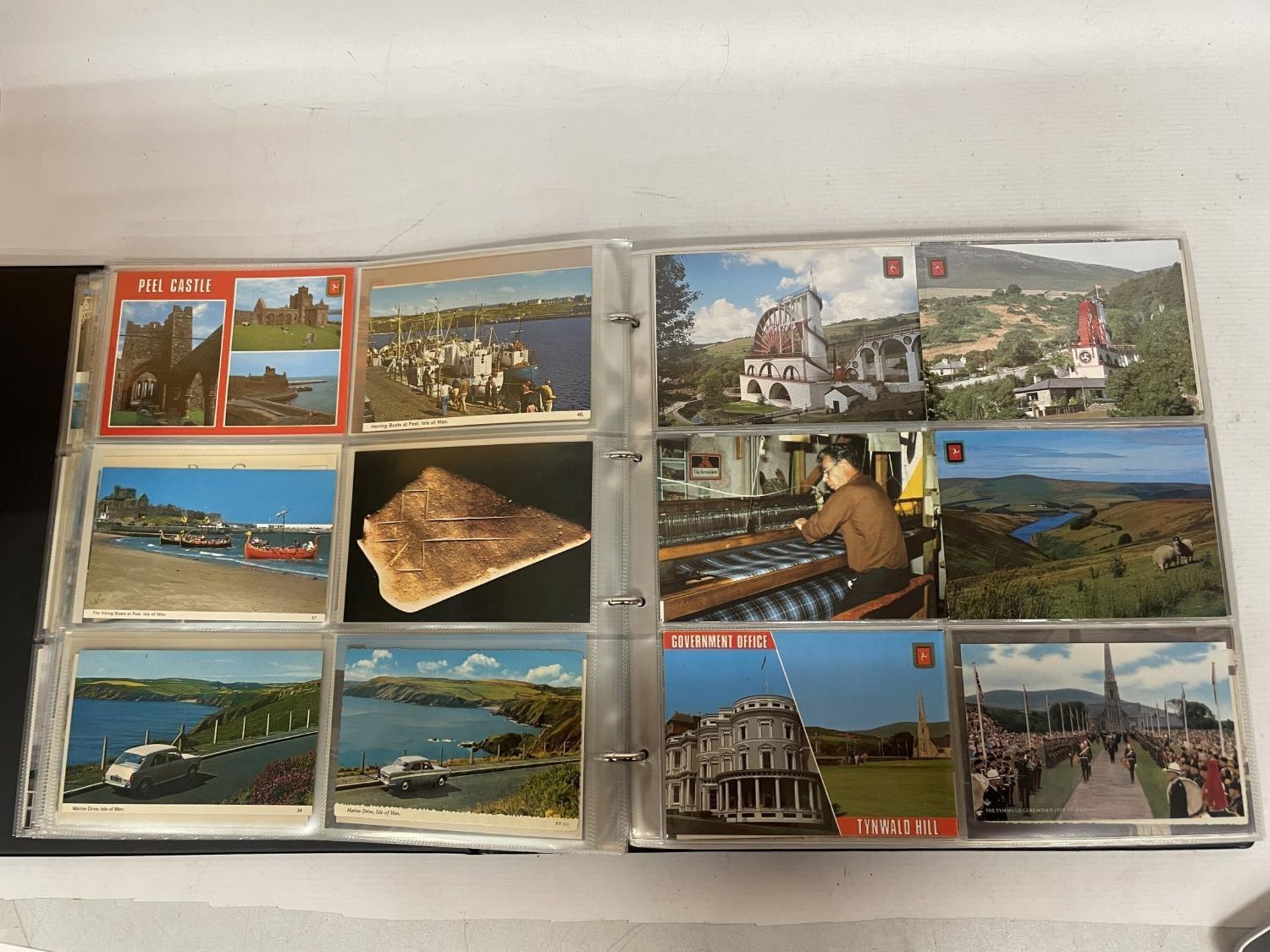 APPROXIMATELY 435 POSTCARDS RELATING TO THE ISLE OF MAN, WALES AND IRELAND IN A FOLDER - Image 3 of 15