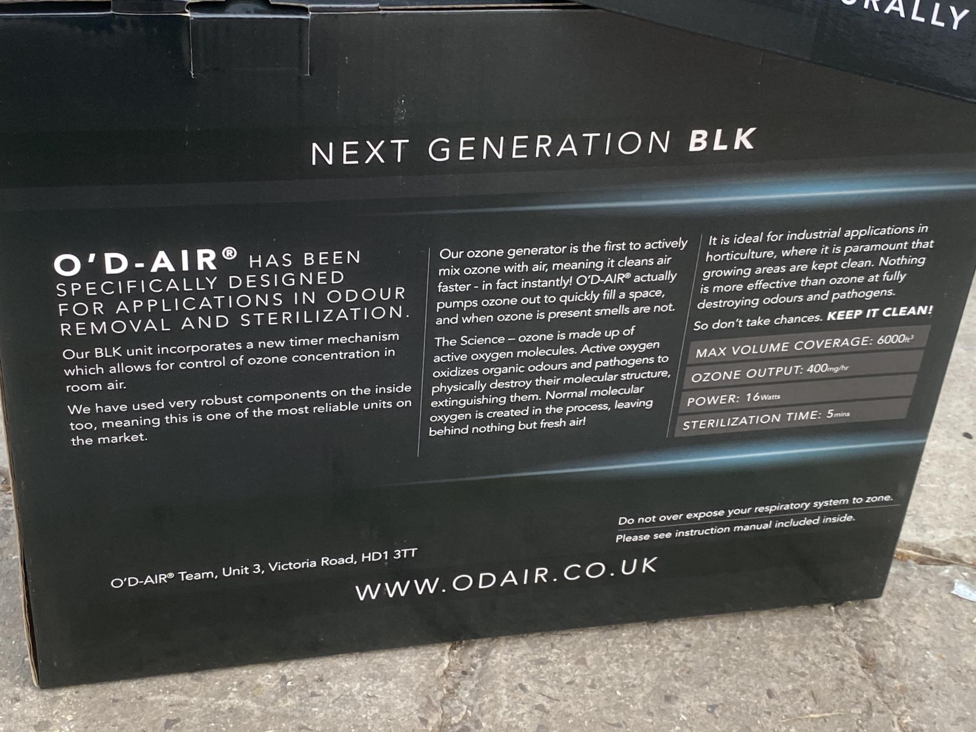 TWO NEW AND BOXED O'D-AIR AIR PURIFIERS - Bild 3 aus 3
