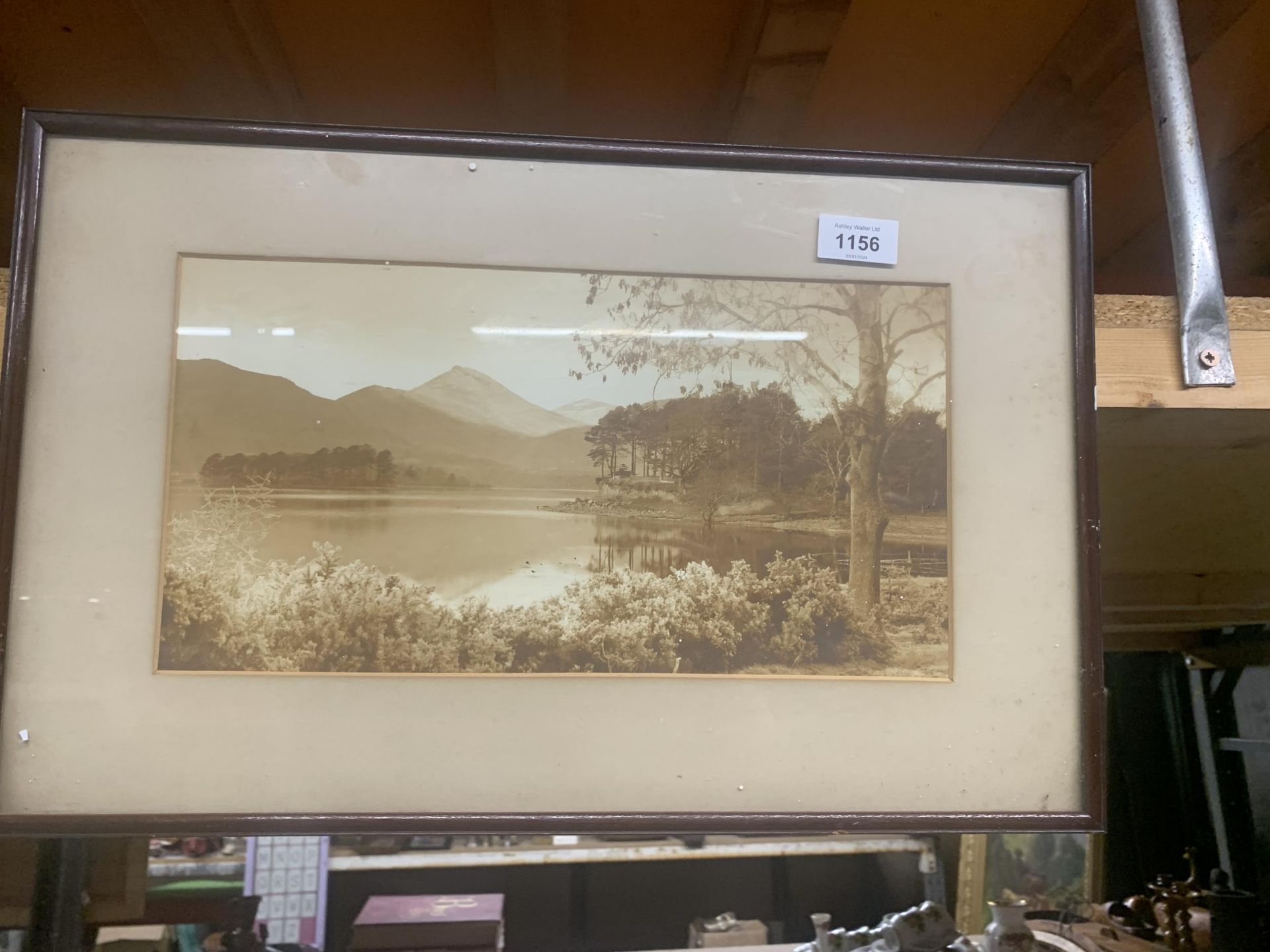 TWO PHOTOGRAPHIC SEPIA PRINTS OF LAKELAND SCENES - Bild 3 aus 3