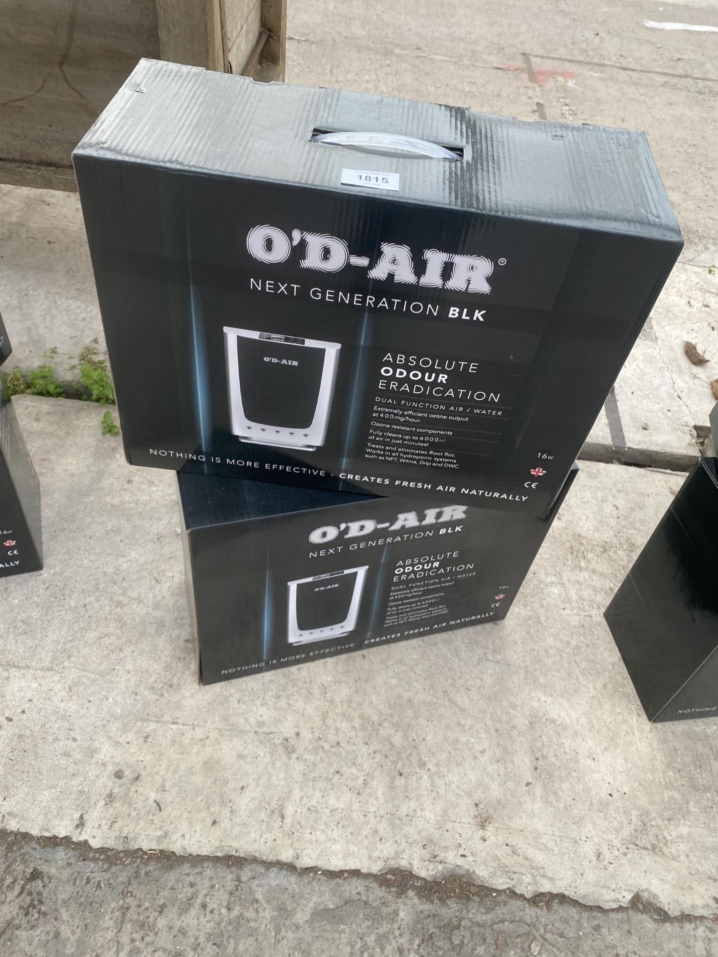 TWO NEW AND BOXED O'D-AIR AIR PURIFIERS