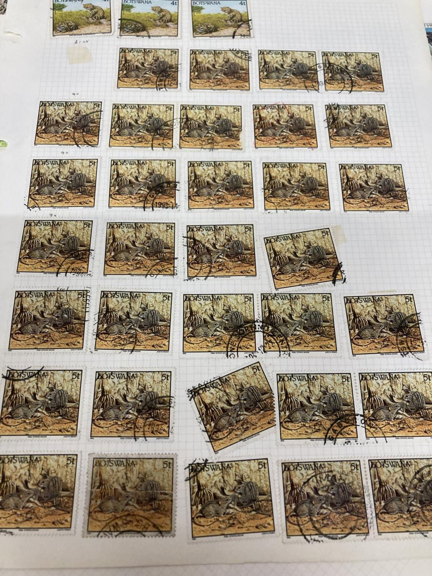 TEN PLUS SHEETS CONTAINING STAMPS FROM BOTSWANA - Image 4 of 6