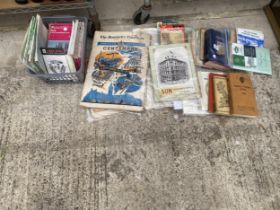 A LARGE QUANTITY OF VINTAGE MAPS TO INCLUDE ORDNANCE SURVEY MAPS ETC