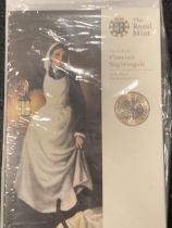 UK 2010 , FLORENCE NIGHTINGALE , £2 COIN PACK STILL SEALED .