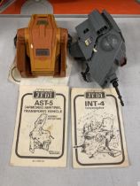 A STAR WARS RETURN OF THE JEDI AST-5 (ARMORED SENTINEL TRANSPORT) VEHICLE AND A INT-4 INTERCEPTOR
