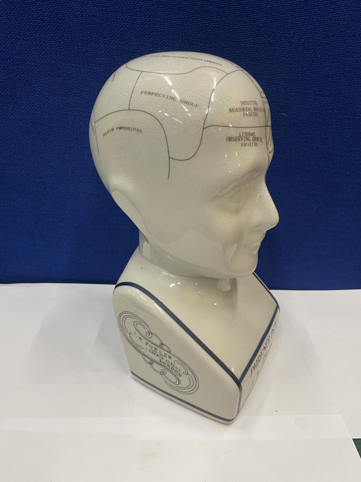 A PHRENOLOGY HEAD BY L N FOWLER - Image 3 of 5