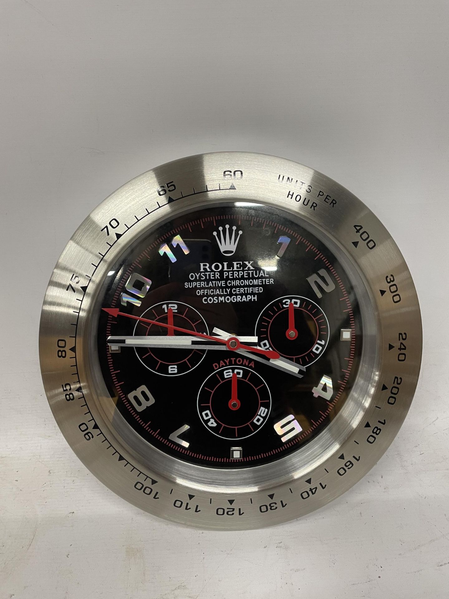 A DEALERS WALL CLOCK