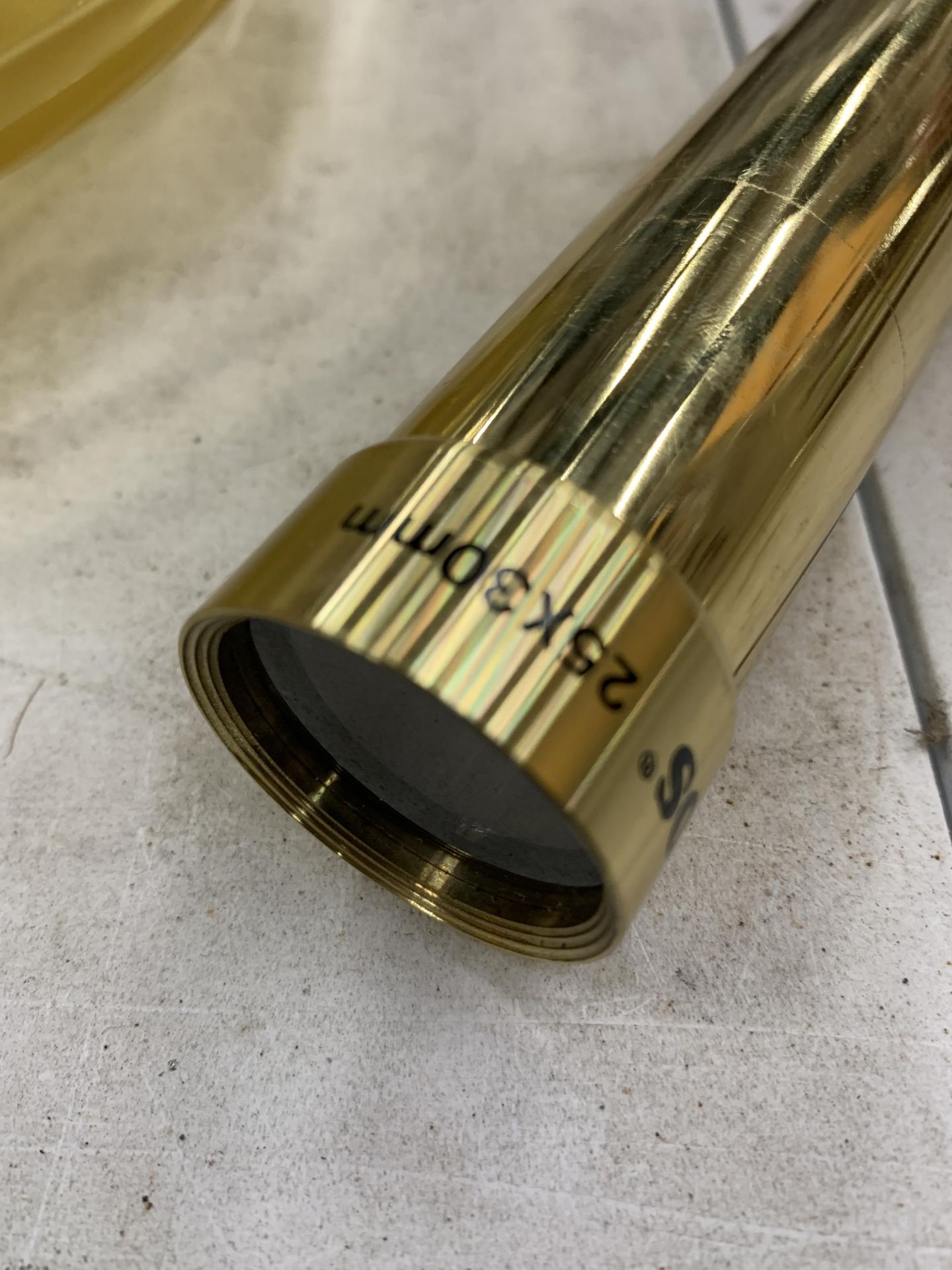 A HELIOS BRASS FOUR DRAWER TELESCOPE - Image 3 of 3