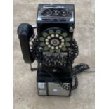 A REPRODUCTION RETRO STYLE PUSH BUTTON TELEPHONE