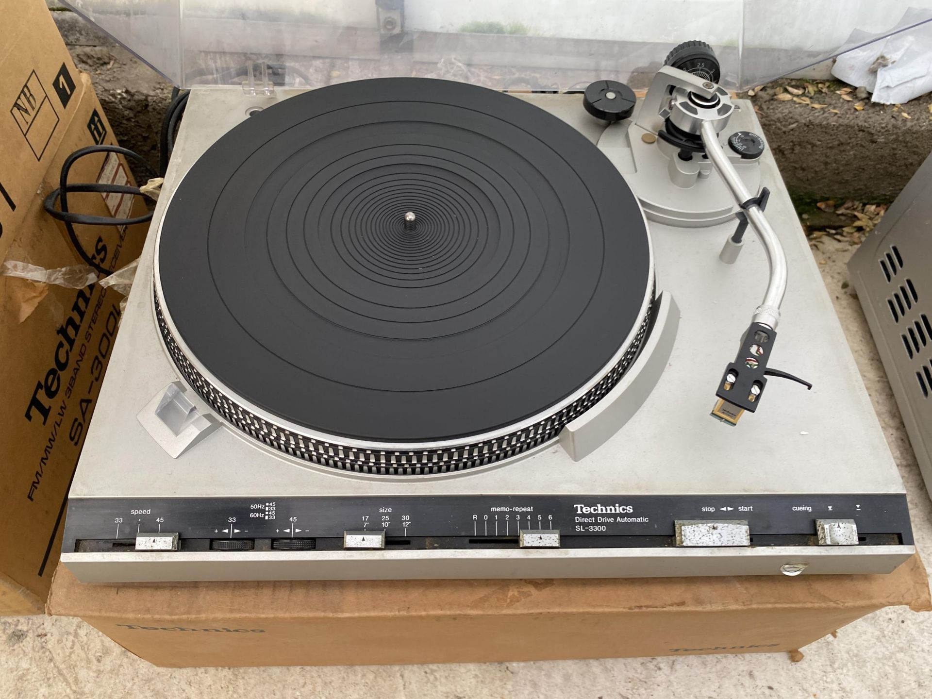 A TECHNICS RECORD DECK WITH BOX - Image 2 of 2