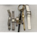 A QUANTITY OF WRISTWATCHES TO INCLUDE LIMIT - 8 IN TOTAL