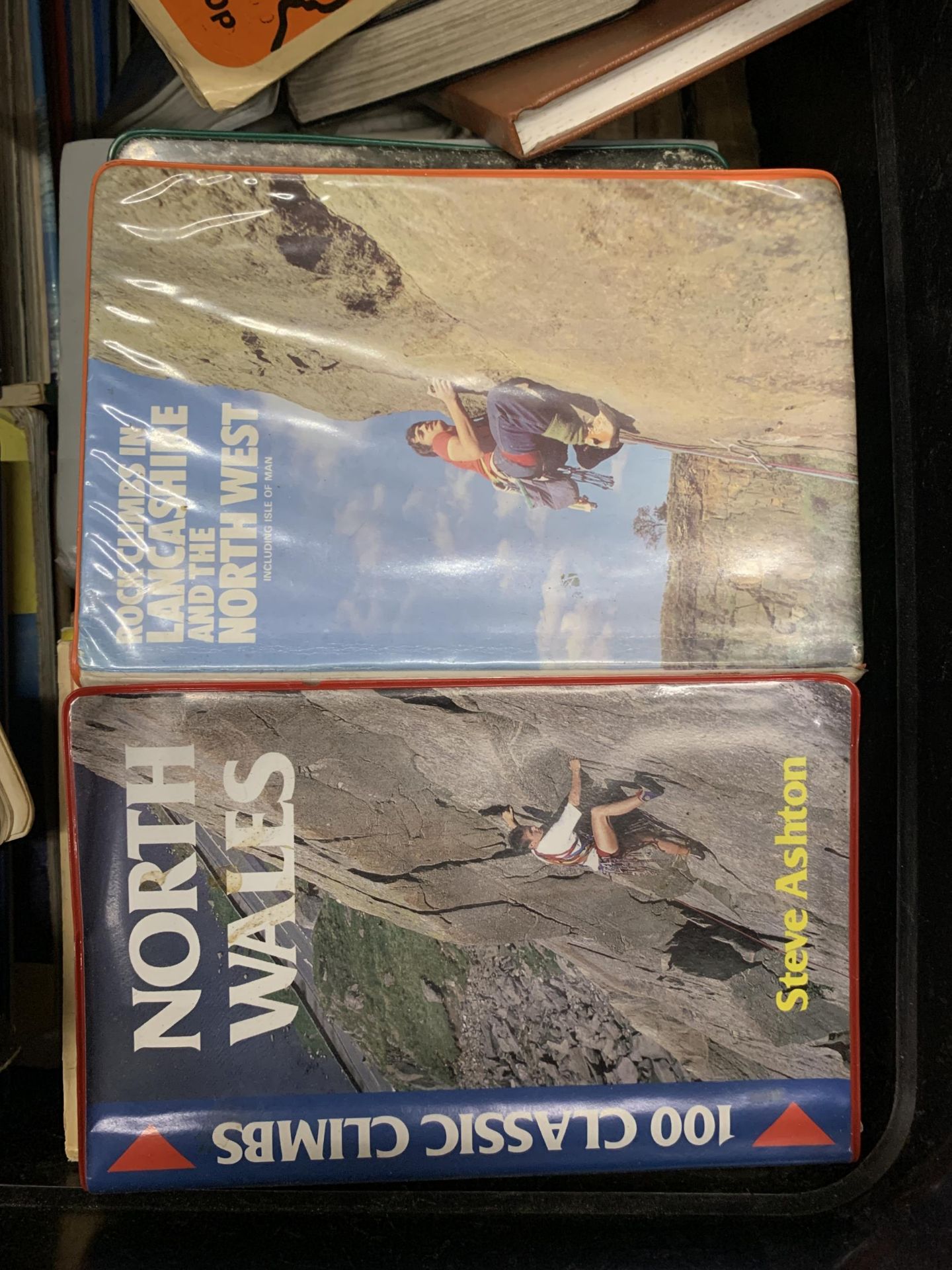 A BOX OF ASSORTED BOOKS AND MAPS, ROCK CLIMBING INTEREST - Image 6 of 7