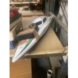 A REMOTE CONTROL RACING BOAT