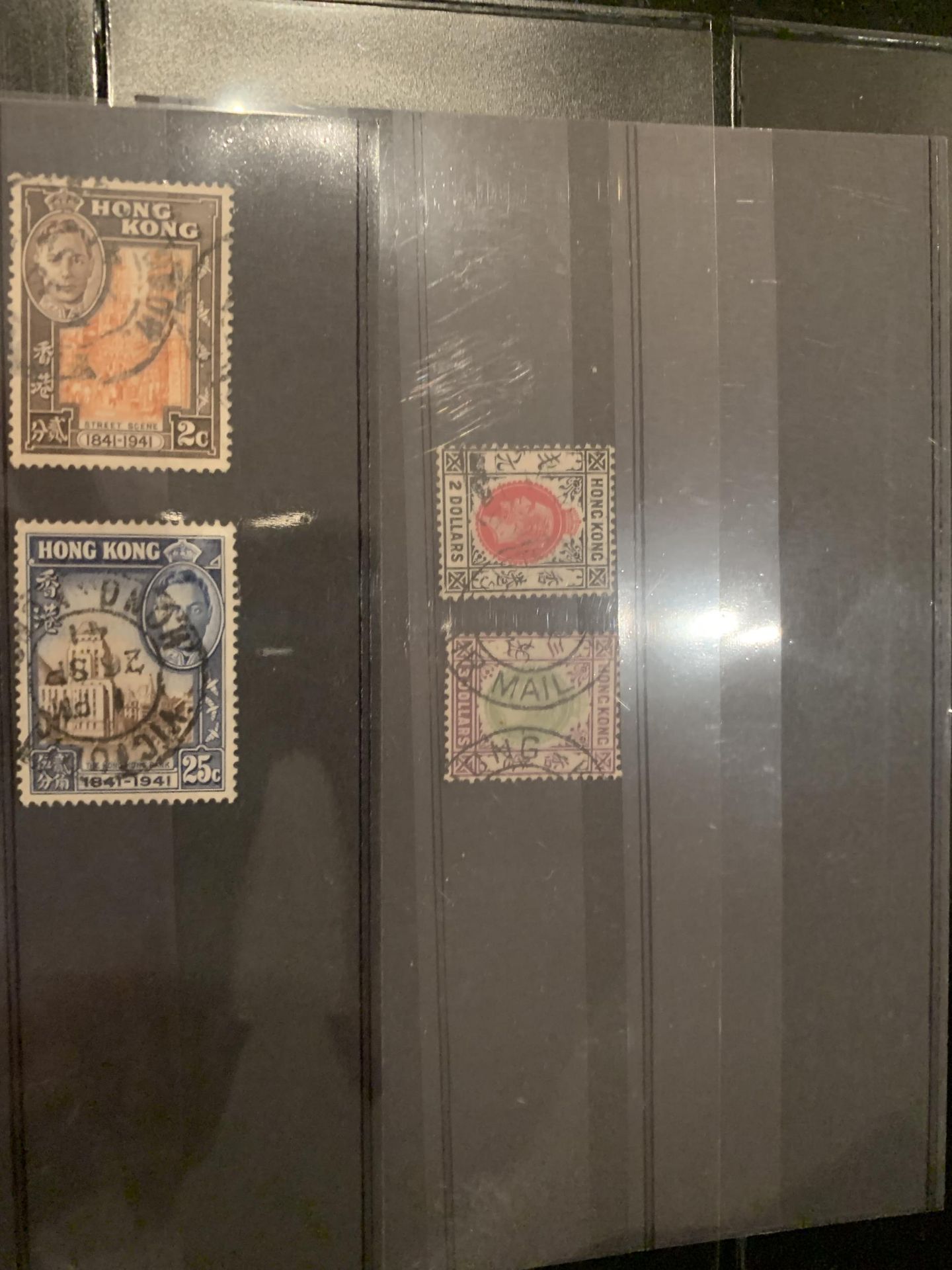 HONG KONG SELECTION , GV & GV1 . INCLUDES GV $2 & $3 , GV1 1941 CENTENARY SET , PLUS DEFINITIVES .. - Image 2 of 3