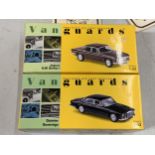 TWO BOXED VANGUARDS DIECAST CAR MODELS