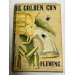 A 1965 IAN FLEMING FIRST EDITION, THE MAN WITH THE GOLDEN GUN, JAMES BOND HARDBACK BOOK COMPLETE