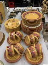 A SANGO CERAMICS AND INTERIORS STONEWARE PART DINNER SERVICE