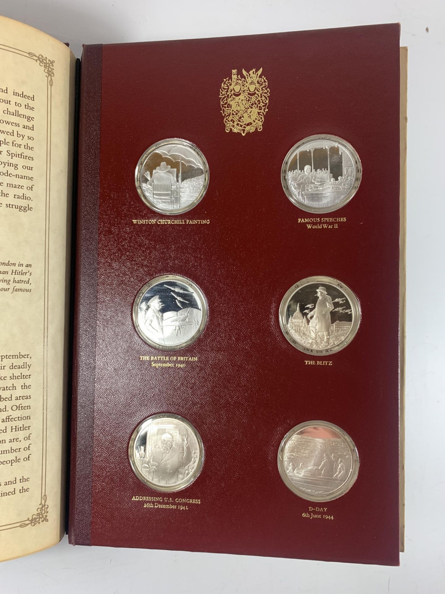 A STERLING SILVER PROOF WINSTON CHURCHILL TWENTY FOUR MEDAL SET, JOHN PINCHE WITH CERTIFICATE OF - Image 9 of 13