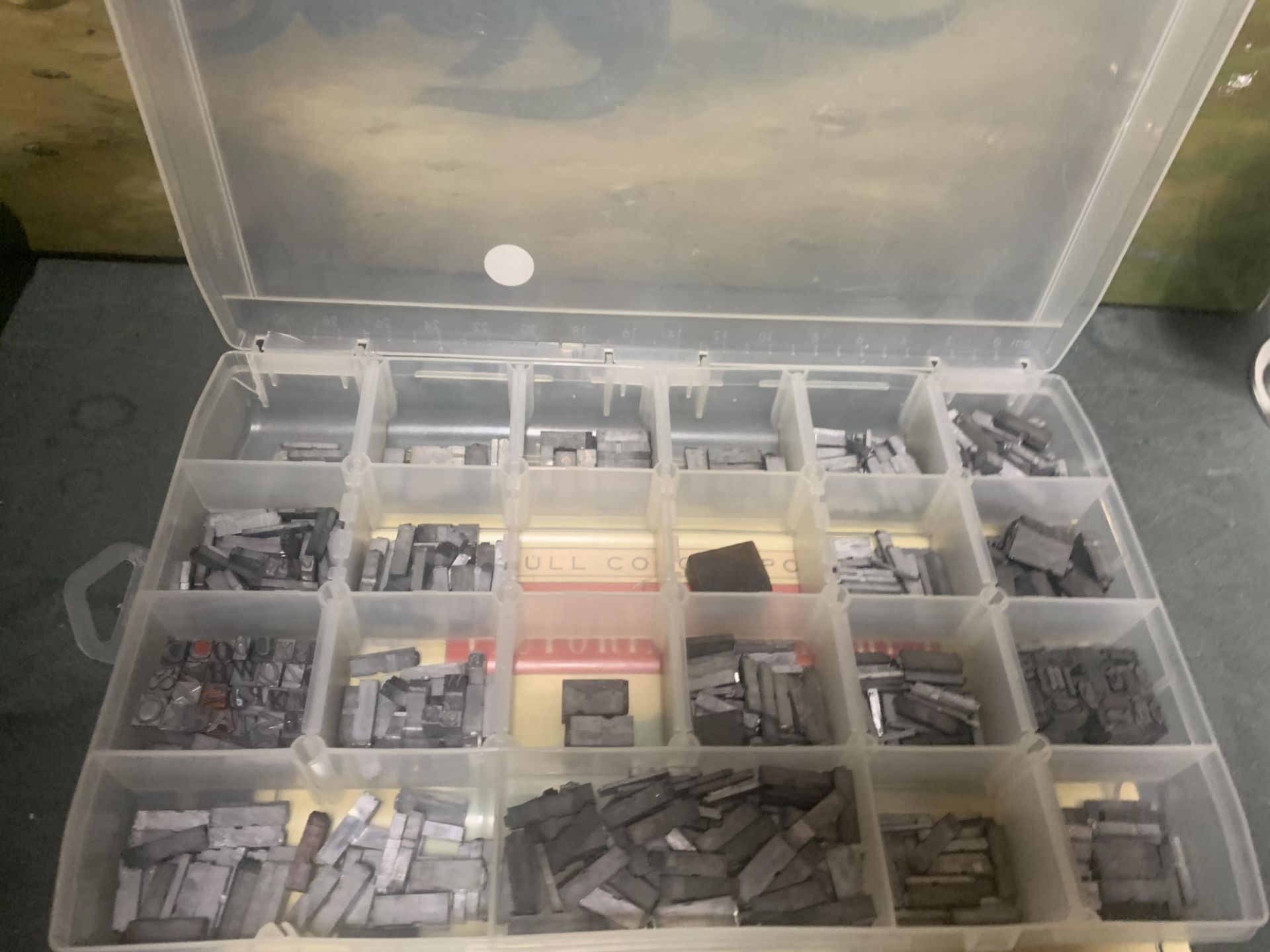 A BOX OF LEAD PIECES - Image 2 of 2