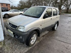 A DAIHATSU TERIOS REGISTRATION NUMBER NJ02EKK, REQUIRES A NEW BATTERY AND THEREFORE DECLARED AS A