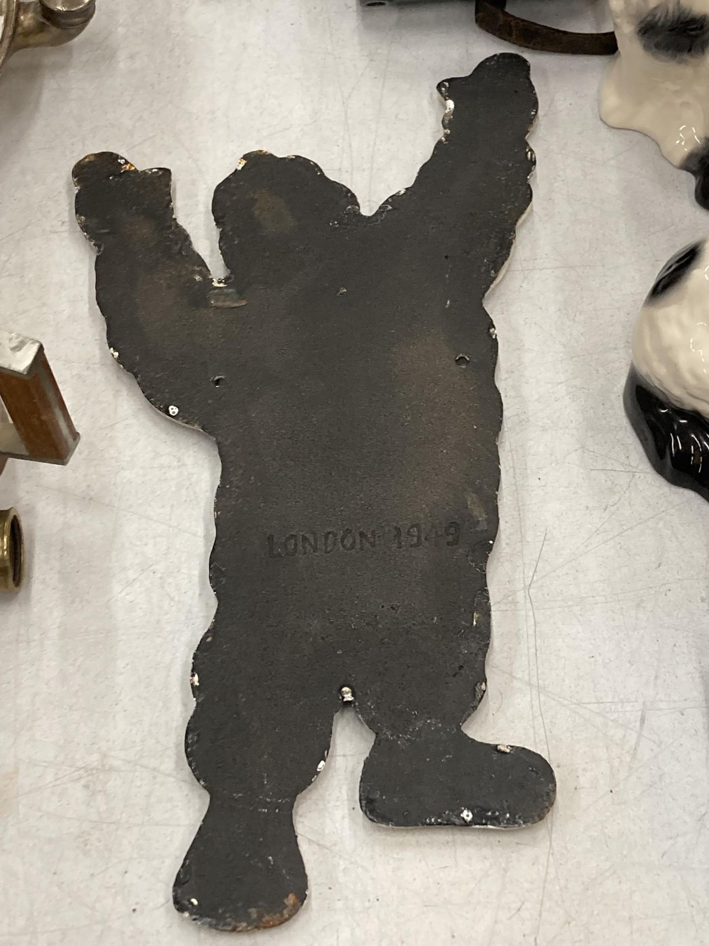 A CAST MICHELIN MAN SIGN, HEIGHT 32CM - Image 2 of 2