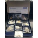 .THE WESTMINSTER COLLECTION OF REPLICA COINS IN A PRESENTATION CASE