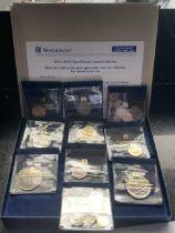 .THE WESTMINSTER COLLECTION OF REPLICA COINS IN A PRESENTATION CASE