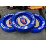 THREE FOSTERS MELAMINE ASHTRAYS