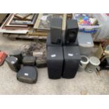 A LARGE ASSORTMENT OF SPEAKERS TO INCLUDE TOSHIBA AND JVC ETC