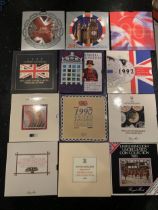 A UK SELECTION OF COIN YEAR PACKS BEING : 1983 , 1986 , 1987 , 1989 , 1990 , 1991 , 1992 , 1994 ,