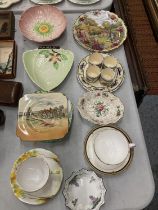 A QUANTITY OF CERAMICS AND CHINA TO INCLUDE ROYAL DOULTON AND ROYAL GRAFTON CUP AND SAUCER,