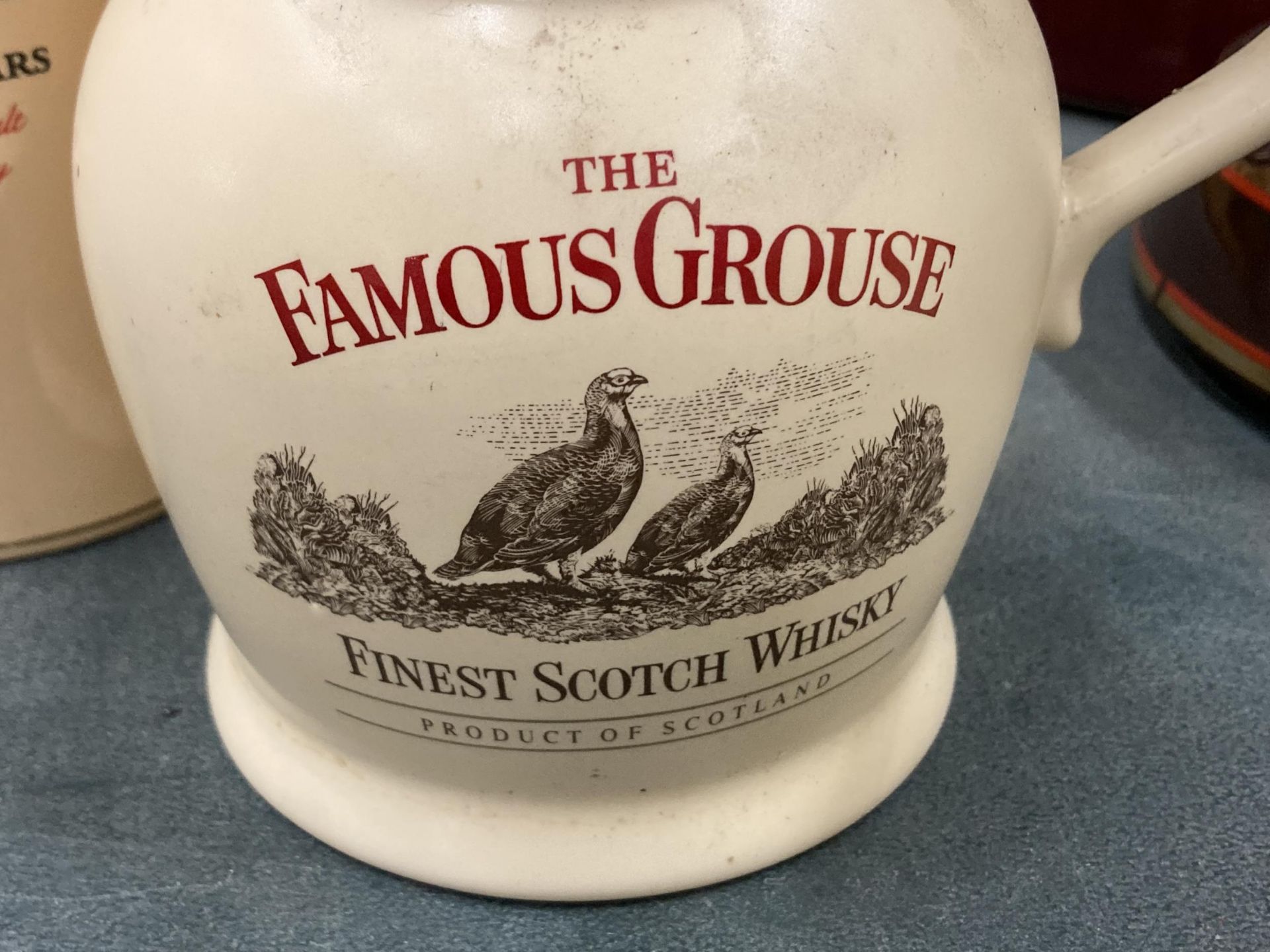 TWO WHISKY WATER JUGS TO INCLLUDE FAMOUS GROUSE AND GLENLIVET - Image 2 of 4
