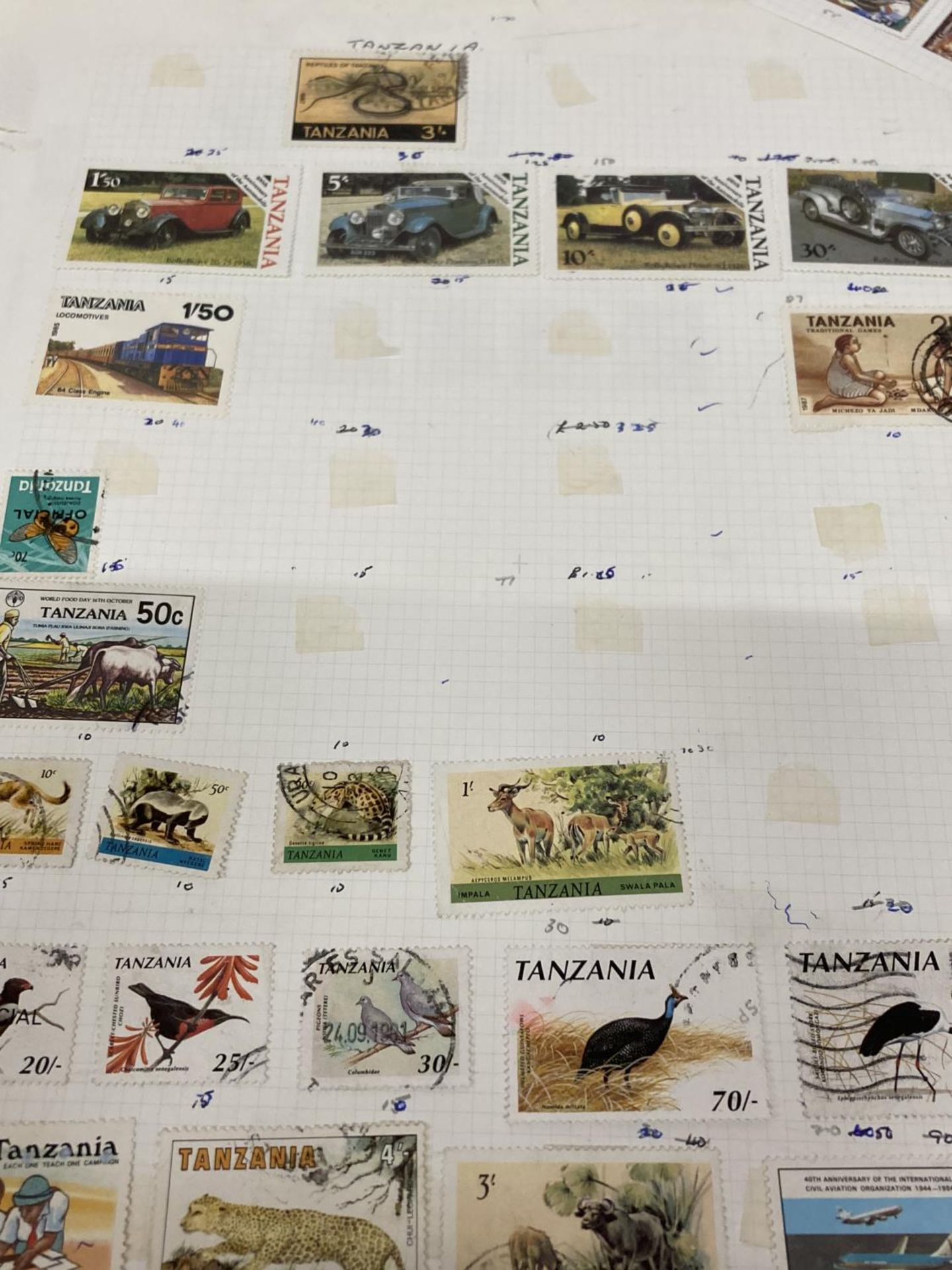 TEN PLUS SHEETS CONTAINING STAMPS FROM TANZANIA - Bild 5 aus 6