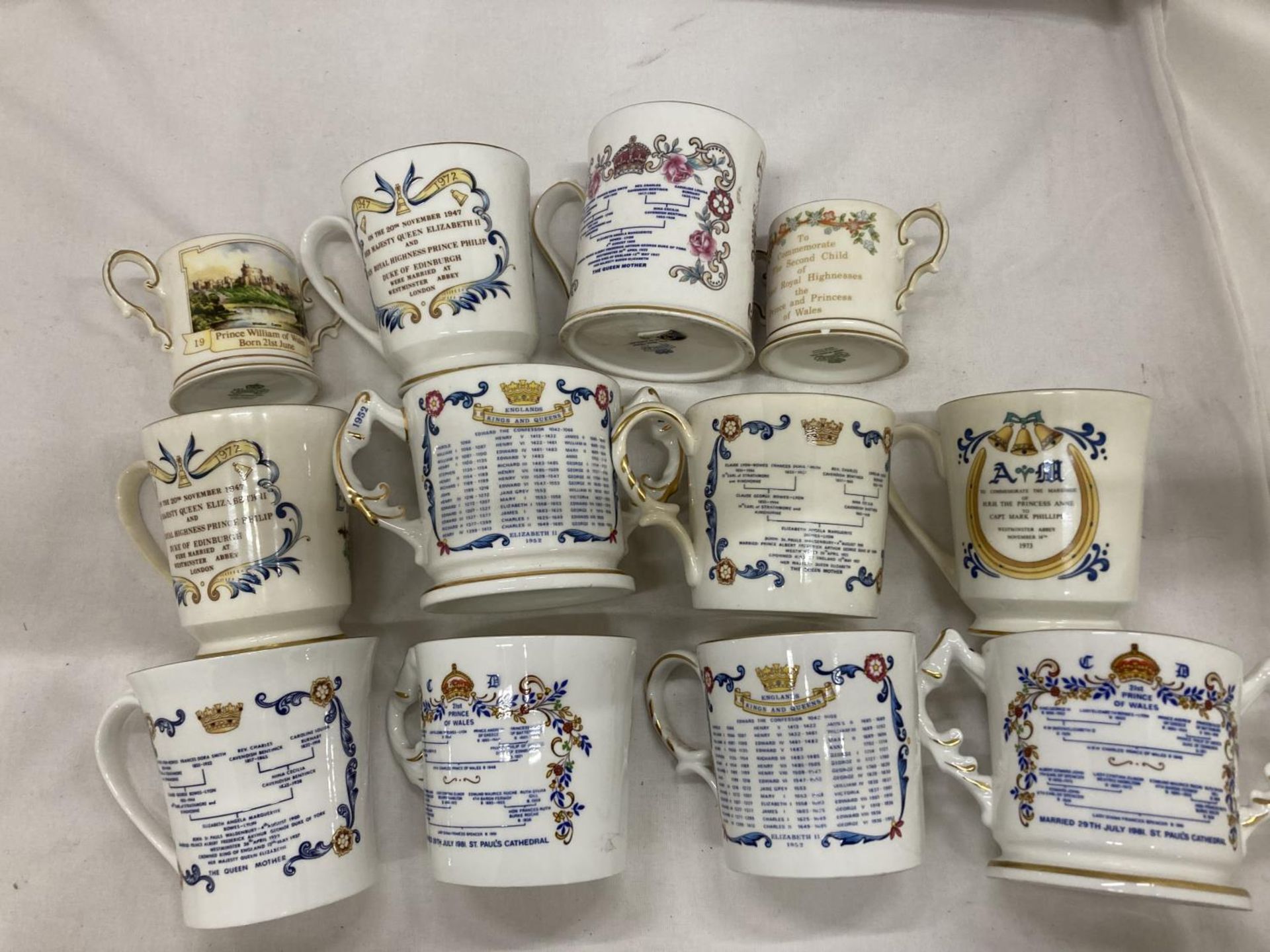 A QUANTITY OF AYNSLEY COMMERATIVE CUPS - Image 2 of 3