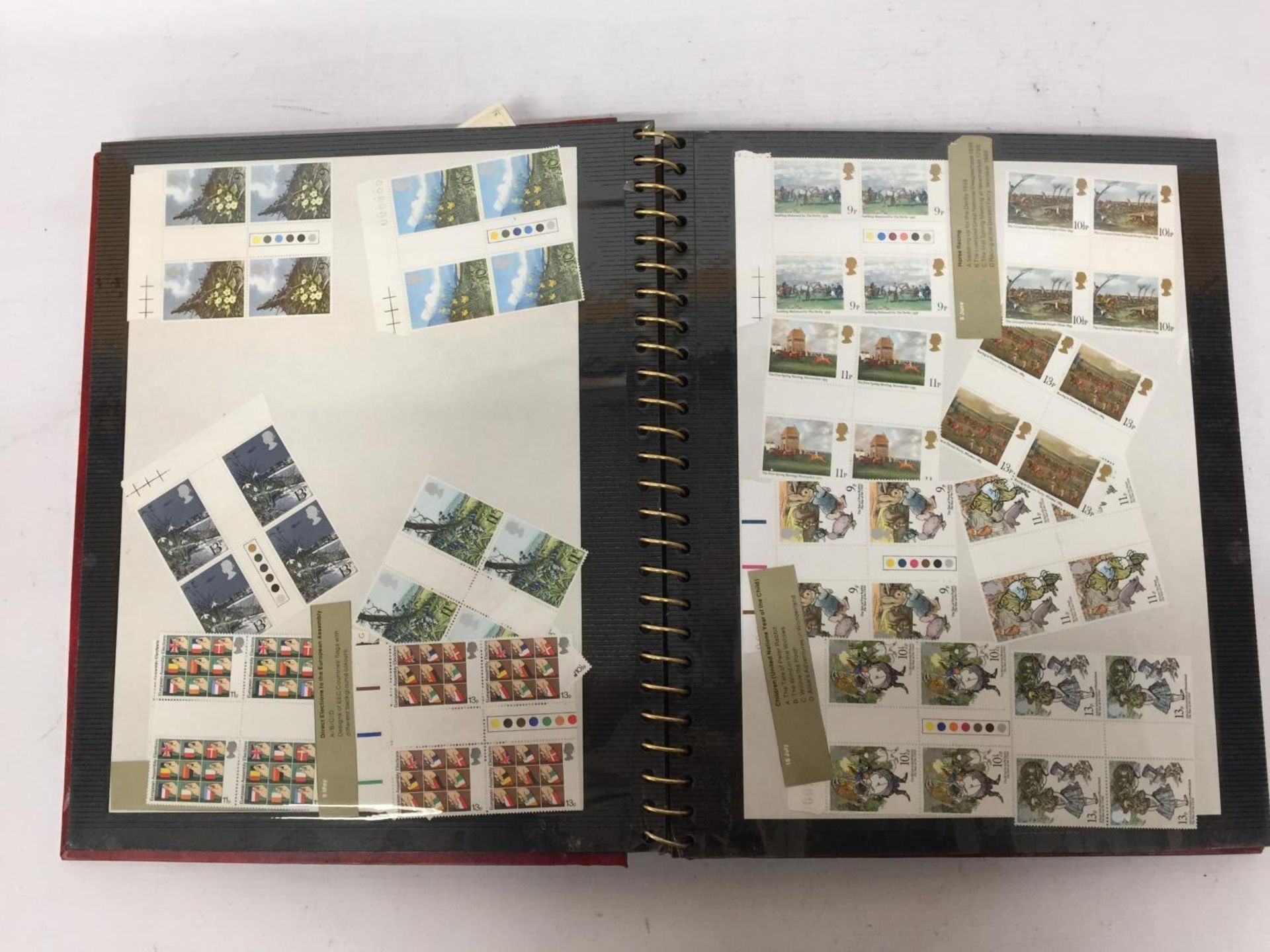 A STAMP ALBUM CONTAINING A LARGE QUANTITY OF BRITISH MINT STAMPS - Image 2 of 5