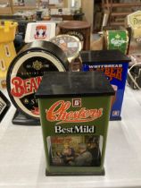 THREE BEER BAR FONTS TO INCLUDE CHESTERS MILD, BEAMISH IRISH STOUT AND WHITBREAD AMBER LIGHT