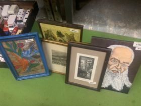 A GROUP OF FRAMED PRINTS