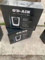 TWO NEW AND BOXED O'D-AIR AIR PURIFIERS