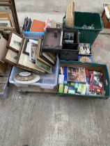 AN ASSORTMENT OF HOUSEHOLD CLEARANCE ITEMS