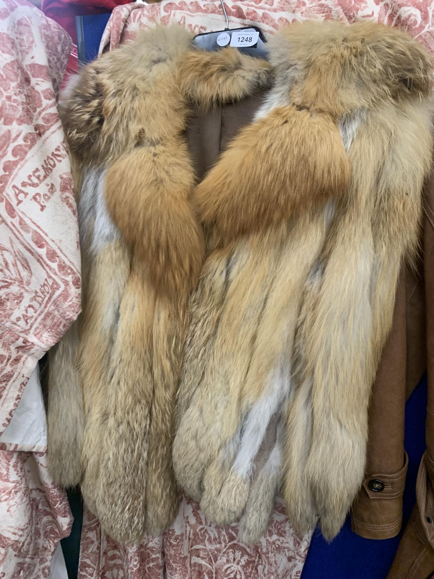 A VINTAGE FUR SHORT JACKET