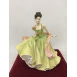 A ROYAL DOULTON PRETTY LADIES SPRING BALL, HN5467 BONE CHINA LADY FIGURE