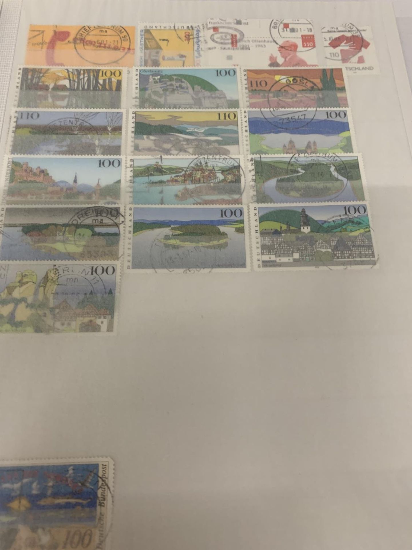 A STAMP ALBUM CONTAINING STAMPS FROM GERMANY AND DDR - Image 5 of 5