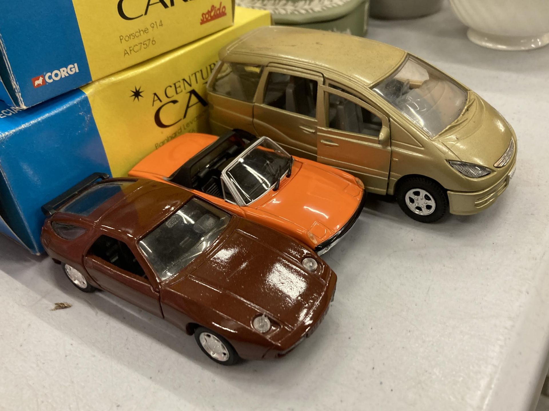 THREE BOXED CORGI 'A CENTURY OF CARS' TO INCLUDE A PORSCHE 928 GT, 914 AND A NISSAN PRAIRIE - Image 2 of 4