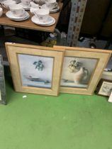 A PAIR OF MODERN FRAMED STILL LIFE PRINTS