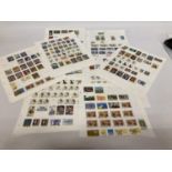 TEN PLUS SHEETS CONTAINING STAMPS FROM IRELAND